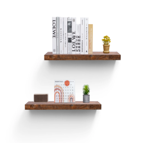 Floating Shelves  31.5 Wall Mounted Wood Shelves For Bathroom, Bedroom, Living Room, Kitchen, Hanging Shelf For Books Storage Decor With Invisible Bra