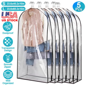 5-piece Set Of Hanging Clothes In A Bag  Dustproof And Waterproof