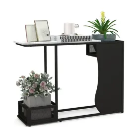 43.5 Inch Versatile Waterproof Console Table, Easy-Assemble Sofa Side Table For Photo Frame & Plant Display