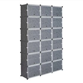 12 Layer Portable 72 Pairs Shoe Rack Storage Rack 36 Grid Tower Rack Storage Cabinet Bracket