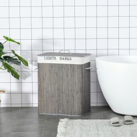 Laundry Basket with Lid and String Handles