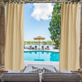 Toile Outdoor Thermal Blackout Curtain - 50 In. W X 120 In. L