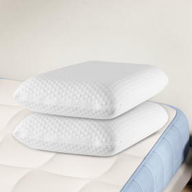 Memory Foam Pillow, Detachable Washable Pillowcase, Odorless, Ergonomic Pillow, Full Sleeping Position, Cervical Support Pillow