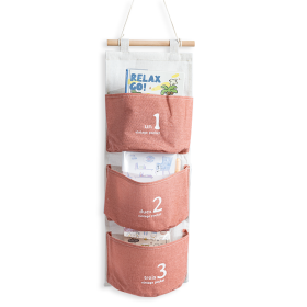 Three-layer Hanging Storage-Pink 5095