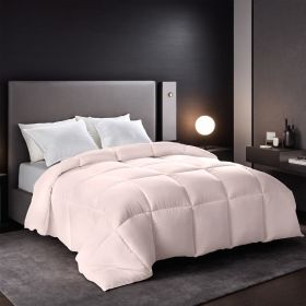 Pink Extra Large Plump Thick Duvet Enhanced Warmth Skin Friendly Comfort. Fits Single Double Beds. Luxury Hotel Grade Insert For Bedroom Use. Perfect