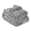 Weighted Blanket 20lb 60 x 80 in Queen Size Sherpa Fleece Heavy Blanket