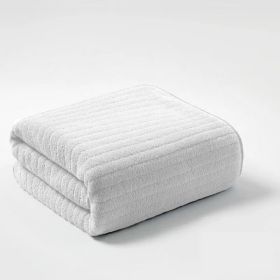 Bath Towels Made Of Solid Color Ultra-Fine Fiber, Quick-Drying And Comfortable, Suitable For Bathrooms, Shower Rooms, Hotels, Holiday Decorations, Fat
