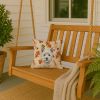 Westie Heirloom Fall Throw Pillow Decorative Indoor Outdoor Accent Cushion for Couch, Bed or Patio, 14Hx14W