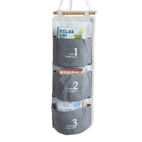 Three-layer Hanging Storage-Gray 5088