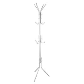 Black-White Options -- 1Pc Standing Coat Hat Rack Organizer