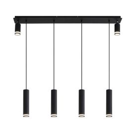 Angelina 6 - Light Matte Black Kitchen Island Pendant No Bulb (Option: Black)