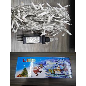 Warm White String Lights, LED Ice Bar Light 10m 400mm Curtain Light Modes With End-to-End Plug, Waterproof Fairy Lights For Bedroom Wall Wedding Party (Option: Warm White)