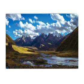 Bedroom Tapestry Landscape Background Cloth Bedside Wall Hanging Cloth Room Decoration Tapestry; 43x59 inch (Option: Mountains)