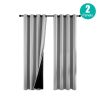 Grommets Thermal Insulated with Coated Lining 52 in. W x 63 in. L Indoor Blackout Curtains (Set of 2)