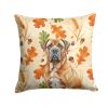 Heirloom Fall Throw Pillow Decorative Indoor Outdoor Accent Cushion for Couch, Bed or Patio, 14Hx14W