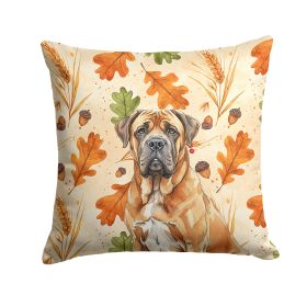 Heirloom Fall Throw Pillow Decorative Indoor Outdoor Accent Cushion for Couch, Bed or Patio, 14Hx14W (Option: Neapolitan Mastiff)