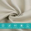 Polyester Grommets Thermal Insulated with Coated Lining 52 in. W x 84 in. L Indoor Blackout Curtains (Set of 2)