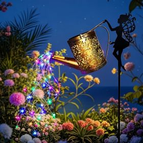 2PCS Solar Garden Decorative Lamp, Outdoor Landscape Lamp, Torch Lamp, Outdoor Lighting Lamp, Party Atmosphere Lamp, Fairy Lamp, Suitable For Gardens, (Option: 1PCS-Colorful)